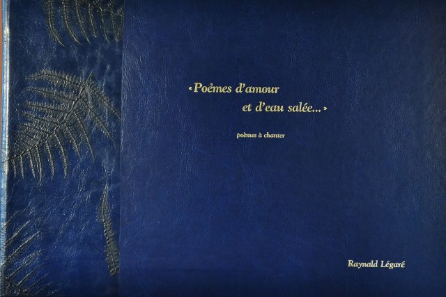 Raynald Légaré - Poèmes d'amour et d'eau salée - 750$